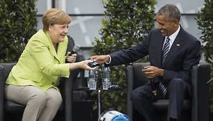 Merkel ir Obama surengė  viešą diskusiją Berlyne