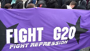 Protestai Hamburge prie&scaron; G-20 susitikimą