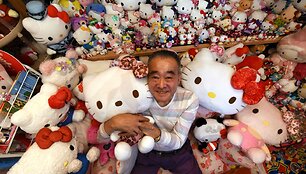 Į pensiją i&scaron;ėjusiam policininkui Japonijoje priklauso didžiausia &bdquo;Hello Kitty&ldquo; daiktų kolekcija pasaulyje