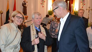 Kunigas Pranci&scaron;kus Čivilis &scaron;ventė jubiliejų