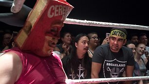 &bdquo;Hoodslam&ldquo; &ndash; beproti&scaron;kaiusias ir ne&scaron;vankiausias Oklando amerikieti&scaron;kų imtynių vakaras
