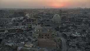 Sugriautas Mosulo miestas