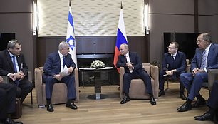 Vladimiro Putino ir Benjamino Netanyahu susitikimas Sočyje