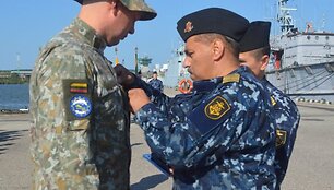  Apdovanoti i&scaron; misijos &bdquo;Sophia&ldquo; grįžę kariai