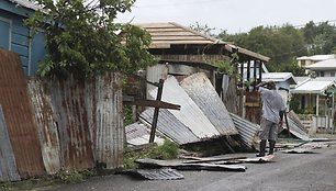 Uraganas Irma siaučia Karibų salose