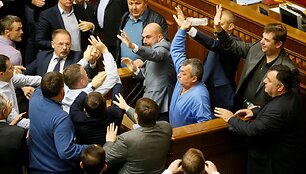 Mu&scaron;tynės Ukrainos Auk&scaron;čiausioje Radoje