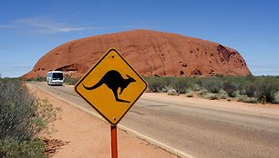 Uluru uola Australijoje 