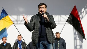 Kijeve tęsiasi protestai prie&scaron; esą korumpuotą valdžią