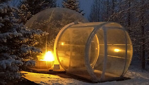 Penkių milijonų žvaigždučių vie&scaron;butis Islandijoje &ndash; &bdquo;Bubble hotel&ldquo;