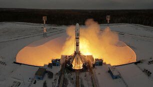 I&scaron; kosmodromo &bdquo;Vostočnyj&ldquo; kyla raketa &bdquo;Soyuz&ldquo;
