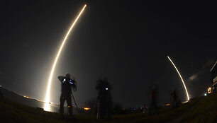 &bdquo;SpaceX&ldquo; paleido mįslingą JAV vyriausybės kosminį aparatą &bdquo;Zuma&ldquo;