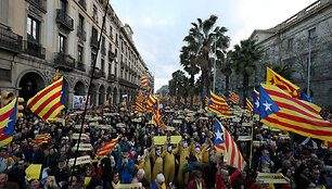 Protestas Barselonoje