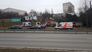 Gaisras Tunelio gatvėje Kaune