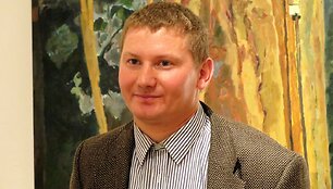 Antanas &Scaron;eronas darb&scaron;tus ir atkaklus. Prie &scaron;ių savybių pridėjus talentą, gaunasi puiki tapyba.