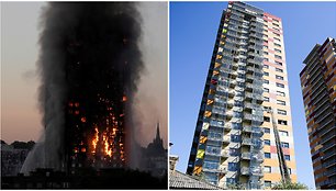 Degantis „Grenfell Tower“ Londone ir gaisras Vilniaus daugiabutyje Viršilų gatvėje