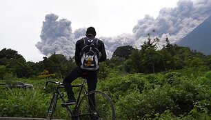 Ugnikalnio i&scaron;siveržimas Gvatemaloje