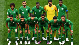 Pasaulio futbolo čempionato pirmosios rungtynės: Rusija &ndash; Saudo Arabija