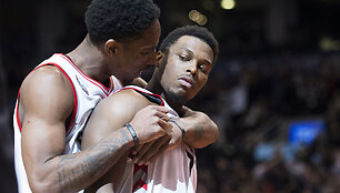 Kyle'as Lowry ir DeMaras DeRozanas