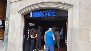 Prie NBA kavinės pasitiko ir apsauginis