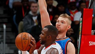 Domantas Sabonis ir Paulas Millsapas