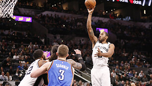 Kawhi Leonardas ir Domantas Sabonis