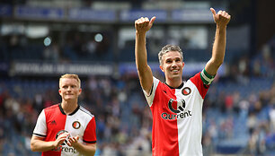 Stovyklos ambasadorius Robin van Persie