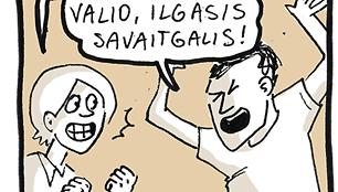 Prano Dovydaičio komiksas.