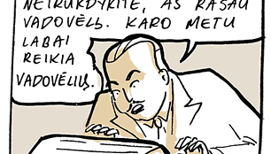 Kazimiero Bizausko komiksas.