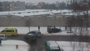 Avarija Panevėžio Molainių gatvėje