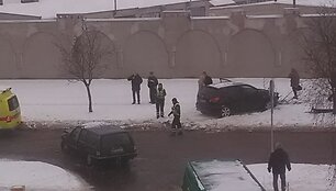 Avarija Panevėžio Molainių gatvėje