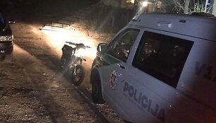 Vilniuje sulaikytas girtas ir beteisis motociklininkas