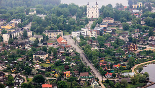 Skrydis oro balionu vir&scaron; Zarasų