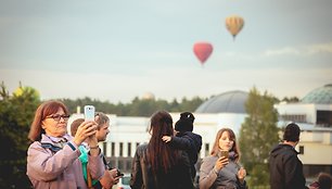 Karšto oro balionų skrydžio akimirkos