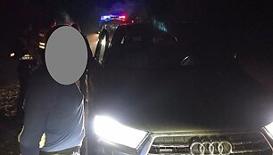 Vokietijoje pavogtas prabangus automobilis surastas pakaunėje