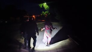 Naktis su Palangos policija
