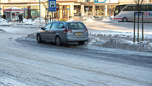 Panevėžio taksi prie autobusų stoties