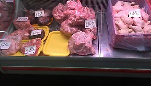 Užfiksuoti mėsos prekybininkų pažeidimai