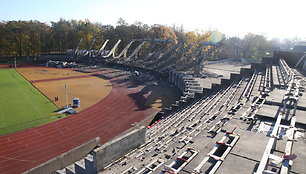 Ekskursija S. Dariaus ir S. Girėno stadiono statybvietėje