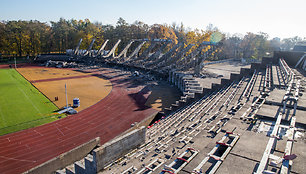 Ekskursija S. Dariaus ir S. Girėno stadiono statybvietėje