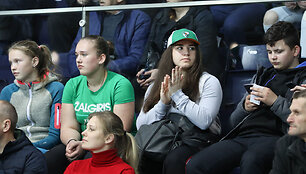 Krep&scaron;inio sirgaliai rungtynėse Kėdainių &bdquo;Nevėžis&ldquo; - Kauno &bdquo;Žalgiris&ldquo;