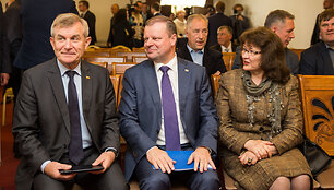 Viktoras Pranckietis, Saulius Skvernelis, Rima Ba&scaron;kienė