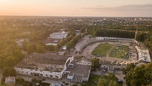 Griaunama Kauno sporto halė