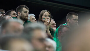 &bdquo;Žalgiris&ldquo; - &bdquo;Olympiakos&ldquo; sirgalių palaikymas