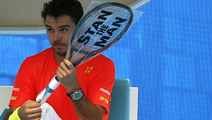 Stanas Wawrinka prieš Lukašą Rosolį