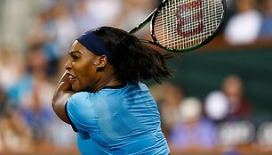 Serena Williams prie&scaron; Simoną Halep