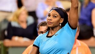 Serena Williams prie&scaron; Simoną Halep