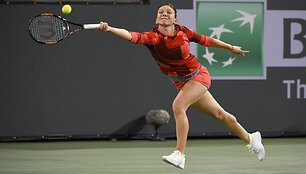 Serena Williams prie&scaron; Simoną Halep