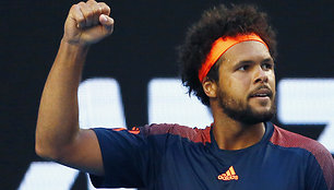 Jo-Wilfriedas Tsonga prieš Danielį Evansą