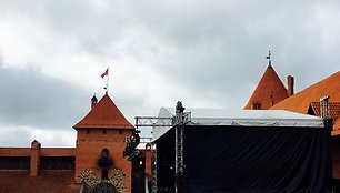 Pasiruošimas koncertui „Radistai Castle“