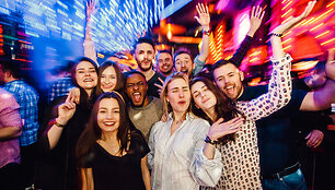 Vakarėlio klube &bdquo;Mojo Lounge&ldquo; akimirka